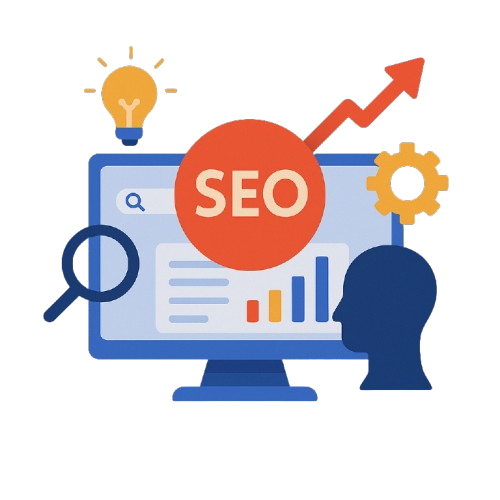 SEO Consultation AI Growth Illustration